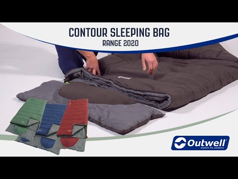 Deckenschlafsack Contour Lux Red rechts